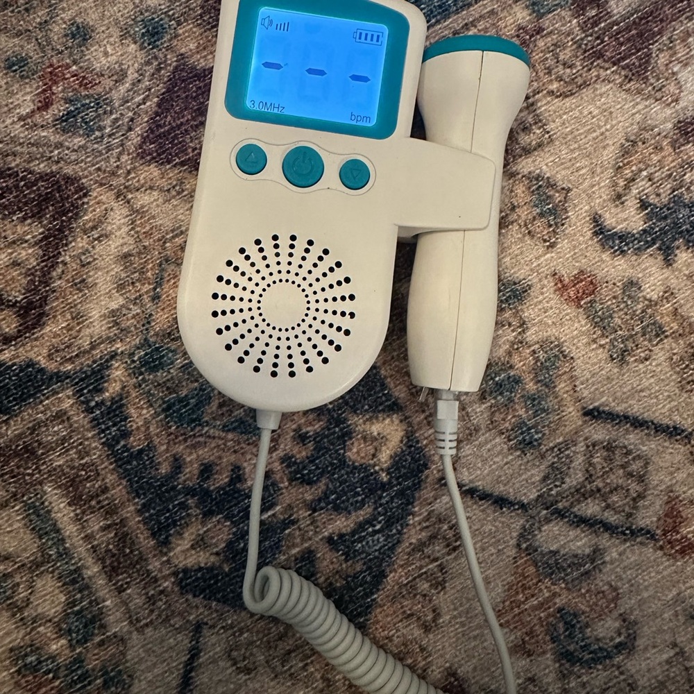 White and Blue Fetal Doppler